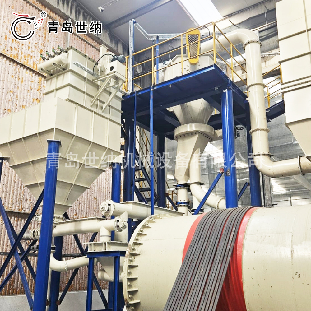  【青島青青草网站】氧化鋁超微球磨分（fèn）級生產（chǎn）線 